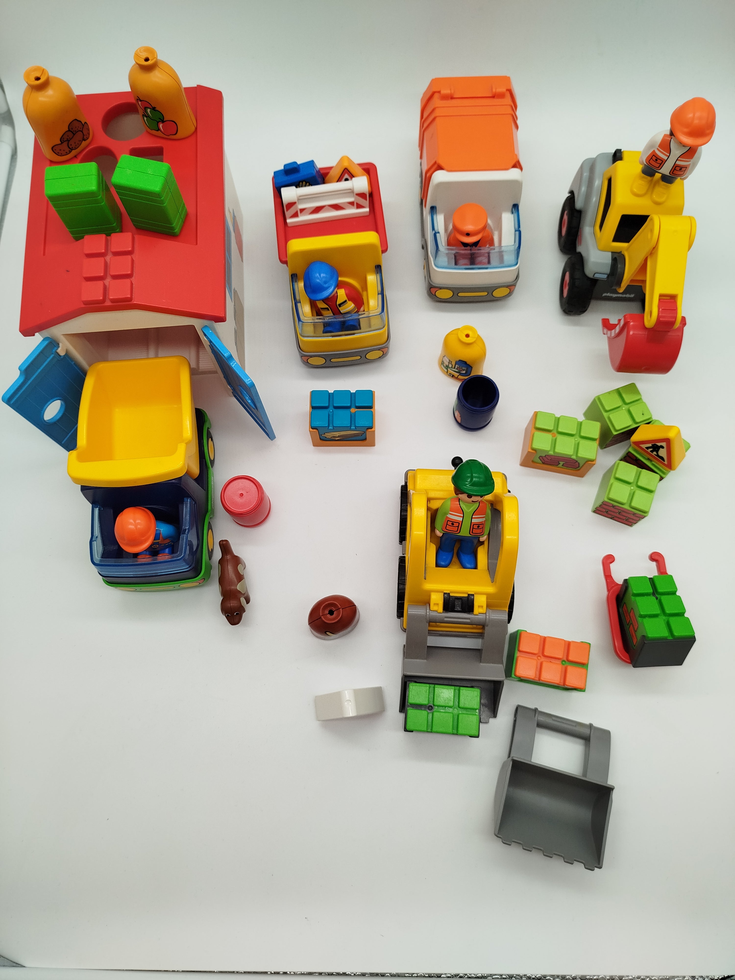 Playmobil 1.2.3 Bundle – Berufe und 5 Figuren